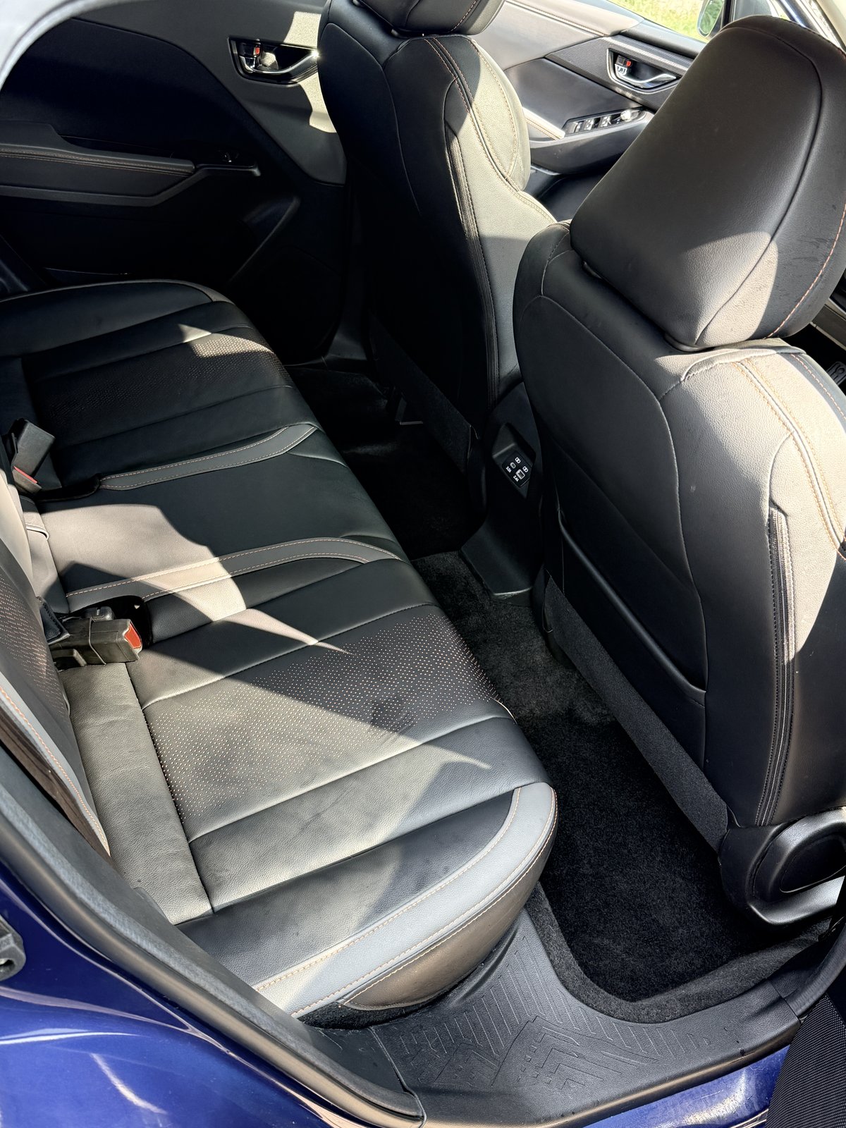 Same Subaru Crosstrek rear floor and seat, dog hair fully removed